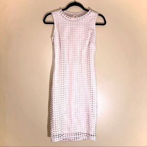 🌸Mystic Blush Pink Cage Bodycon Dress